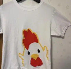からあげくんTシャツ イラスト ホワイト Mサイズ 非売品 ローソン SWAG