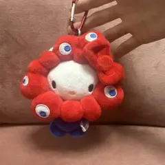 カラビナ付き　ミャクミャク　キティ