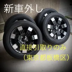 【新車納車外し】新型インプレッサ純正ホイールタイヤセット　値下げ ほぼ新車外し 美品】スバル GU インプレッサ ST 純正 17in 7J +55