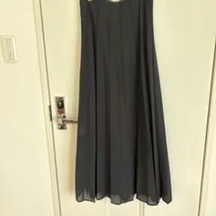K.T KIYOKO TAKASE ロングプリーツスカート ブラックのサムネイル