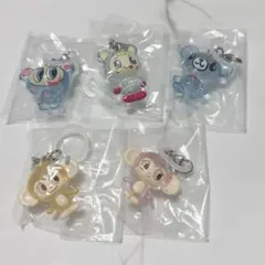 【5個セット】ナルミヤキャラクターズ めじるしアクセサリー　ガチャガチャ