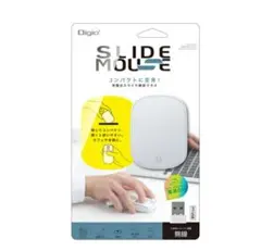 Digio² 無線充電式スライド静音5ボタンBlueLED ワイヤレスマウス