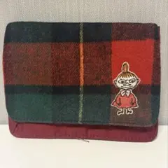 ムーミン リトルミィ　チェック柄ポケットポーチ MM-7900