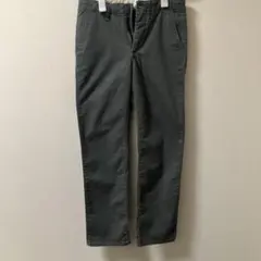 ダークグレー スリムフィット チノパン