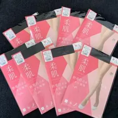 Frifla 日本製 柔肌 ストッキング M～L 8足ブラック 定価4,400円