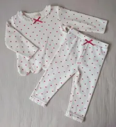 【新品未使用】 バースデイ ハート柄 トップス レギンス セット 90cm