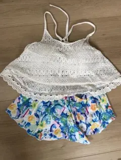 フラワープリント セパレート水着