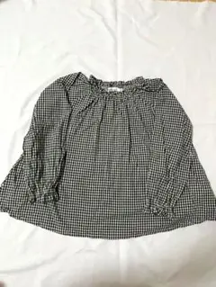 birthday party チェック柄長袖シャツ キッズ 120cm