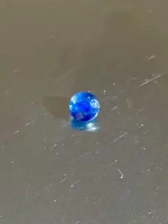 カシミール産未処理コーンフラワーブルーサファイアラウンドファセ0.1ct3mm