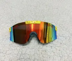 Pit Viper スポーツサングラス 新品 イエロー スプラッターのサムネイル