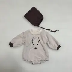 美品　BBAMMA Konoha トナカイロンパース 73サイズ クリスマス