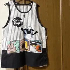 エプロン ひつじのショーン 保育士 M〜Lサイズのサムネイル