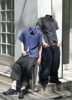 camisas manolo ストライプ ドレスシャツ グリーン ホワイト 46 - メルカリ