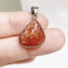 サンストーン　ペンダントトップ　ネックレス　日長石　天然石　【超美品】13