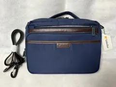 ゴールデンベア　ネイビー ショルダーバッグ ナイロン