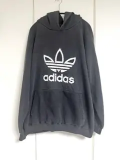 adidas バレンシアガ 元ネタ ロゴ パーカー アディダス　80s USA製のサムネイル