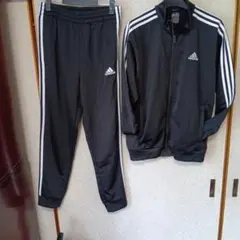 adidas ジャージ上下セット ブラック