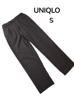 ワイドスウェットパンツ 黒 sサイズ