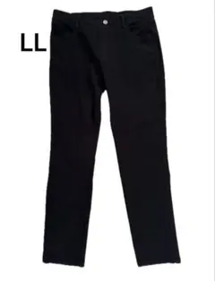 ブラック LLサイズ スキニーパンツ
