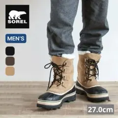 美品 SOREL ソレル スノーブーツ Caribou カリブー 27cm 箱付