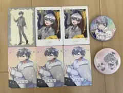 カラフルピーチ ぷぴぱ ヒロ トレカ ＆サンリオ缶バッジ