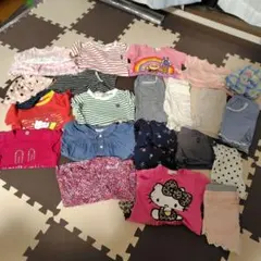 女の子　夏服半袖、ズボン　90センチ