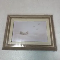 子猫のイラスト アート作品 フォトフレーム付き