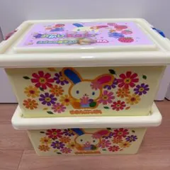 サンリオ ウサハナ お菓子コンテナ 収納ケース 2点セット