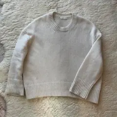 美品⭐︎GALERIE VIE ファインウール クルーネックプルオーバー