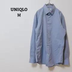 ユニクロ　ファインクロスストレッチスリムフィットブロードシャツ　ビジネス　М