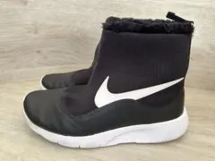 Nike ファー付スリッポンブーツ 黒22.5cmUSED品