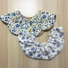 夏にピッタリ！ハンドメイド　わんちゃん用立襟スタイ　S程度　訳あり 夏にピッタリ！ハンドメイド わんちゃん用立襟スタイ S程度 訳あり