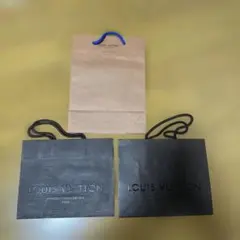SALE LOUIS VUITTON ショップ袋 ブラウン 3枚