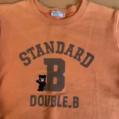 DOUBLE.B  ミニハウスダブルビー　130 トレーナー