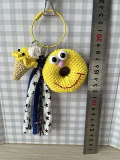 あみぐるみ ドーナツとアイスクリーム キーホルダー