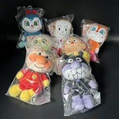 プリちぃ★ビーンズSplus・アンパンマン ぬいぐるみ 7体セット