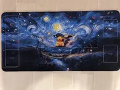 【新品】ピカチュウ　星月夜　プレイマット ラバーマット　ポケモンカード