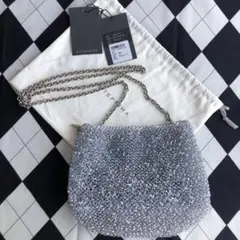 ANTEPRIMA シルバー パーティーバッグ 保存袋、紙袋付き ANTEPRIMA シルバー パーティーバッグ 保存袋、紙袋付き