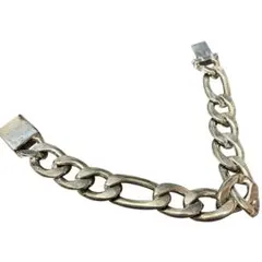 【良品】925 メキシコ　チェーン　ブレスレット　ヴィンテージ　極太