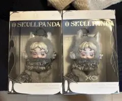 SKULLPANDA XGスカルパンダ　ポップマート　ぬいぐるみペンダントx2個