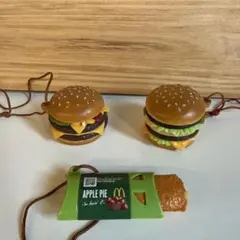 マクドナルド ハンバーガーとアップルパイ ストラップ