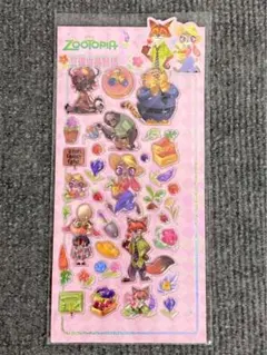 ズートピア ぷっくり立体シール