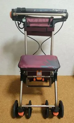 シルバーカー　テイコブナノンDXCPS02 ワインレッドのサムネイル