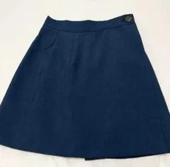 Earth music &ecology ネイビーミニスカート