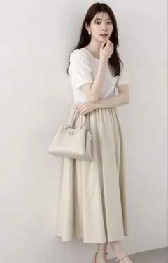 バックシャンカットドッキングワンピース