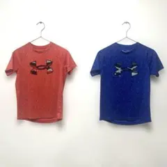 Under Armour Tシャツ 赤 青 YLG