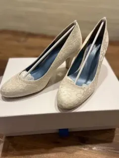 【新品未使用】BENIR ベニル　ブライダルシューズ