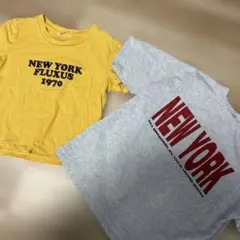 ZARA 半袖Tシャツ イエロー グレー 2枚セット