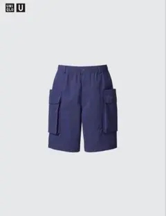 UNIQLO U パラシュートカーゴショーツ　S ブルー