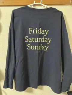 ネイビー ロングスリーブ TシャツロンT